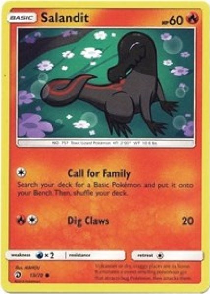 Salandit 13/70 - Reverse Holo