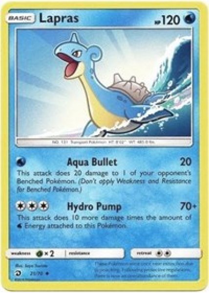 Lapras 21/70 - Reverse Holo