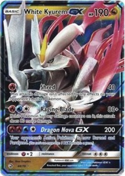 White Kyurem GX 48/70 - Holo