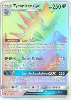 Tyranitar GX  223/214 - Holo