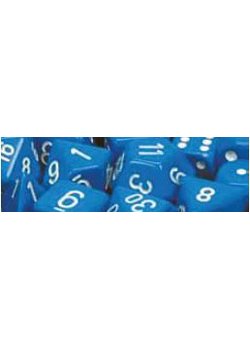 DICE 7-set: CHX25406 Opaque Set Blue White (7)