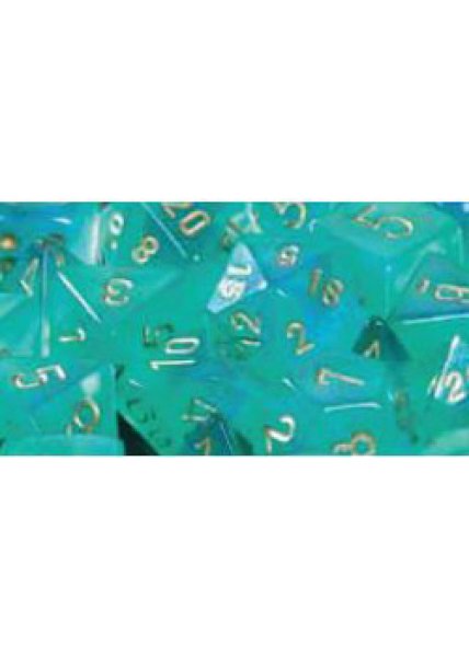 DICE D6: CHX27625 Borealis 16mm Light Green Gold (12)