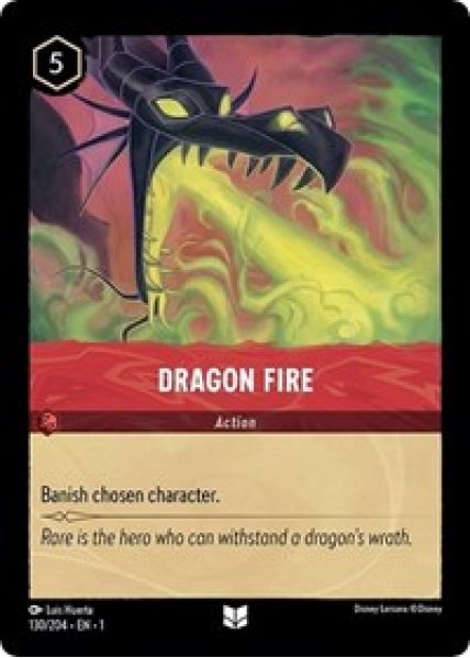 Dragon Fire Cold Foil