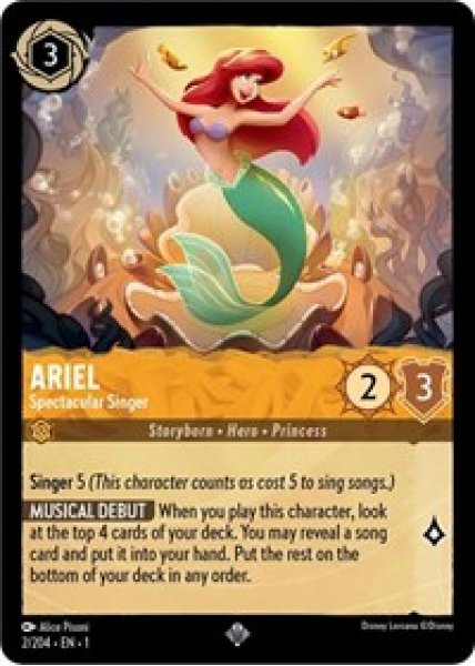 Ariel - Spectacular Singer Cold Foil