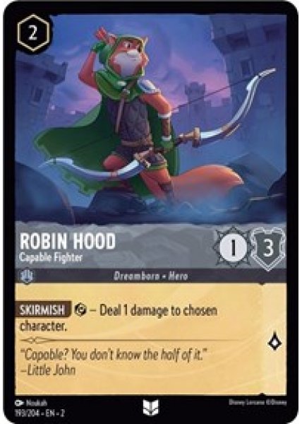 Robin Hood - Capable Fighter Cold Foil