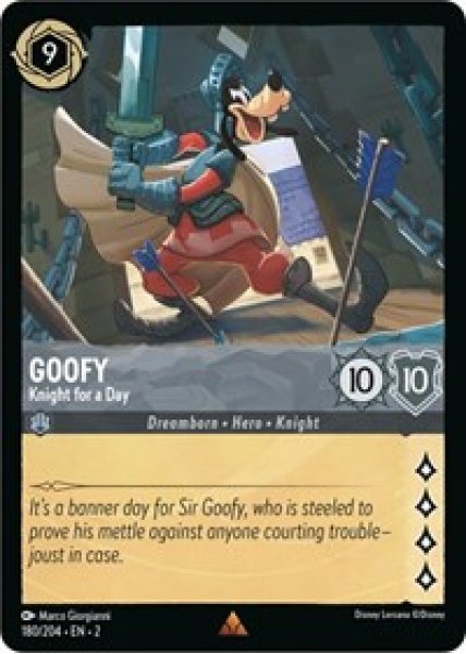 Goofy - Knight for a Day Cold Foil