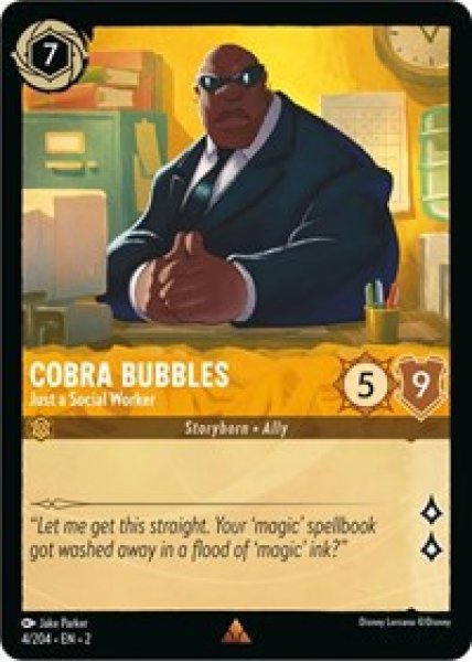 Cobra Bubbles - Just a Social Worker Cold Foil