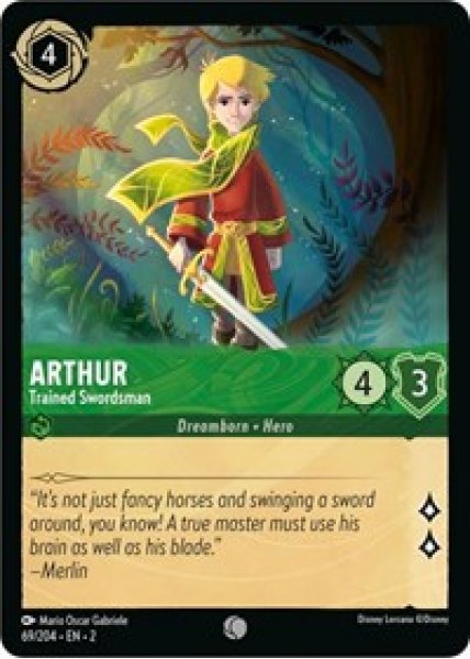 Arthur - Trained Swordsman Cold Foil