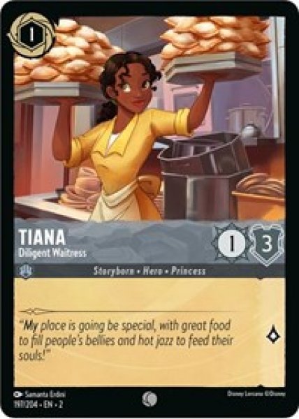 Tiana - Diligent Waitress Cold Foil