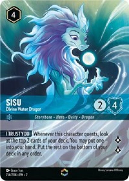 Sisu - Divine Water Dragon (Alternate Art) Foil