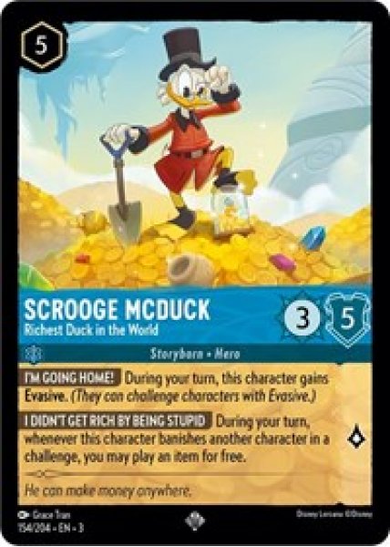 Scrooge McDuck - Richest Duck in the World Cold Foil