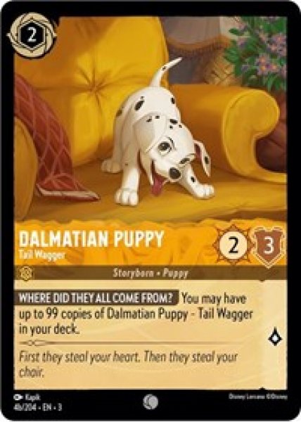 Dalmatian Puppy - Tail Wagger (4b/204) Cold Foil