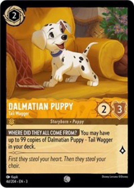 Dalmatian Puppy - Tail Wagger (4d/204) Cold Foil