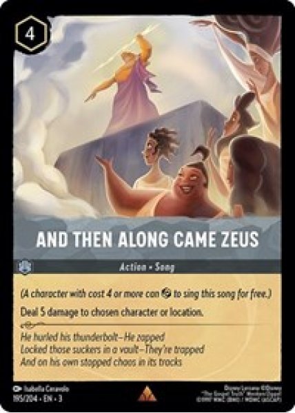 And Then Along Came Zeus Cold Foil