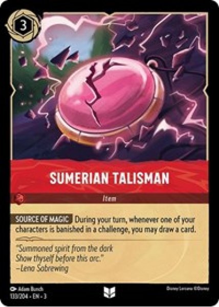 Sumerian Talisman Cold Foil