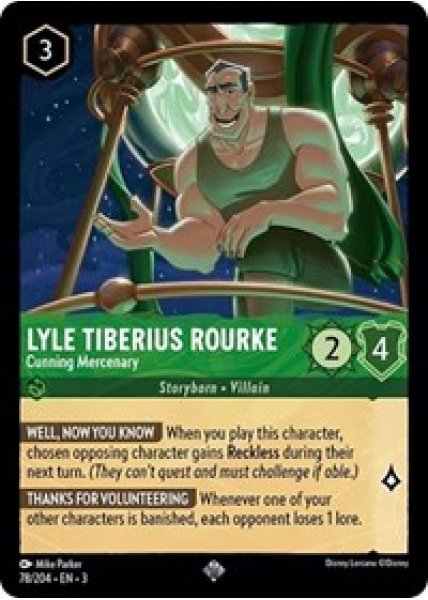 Lyle Tiberius Rourke - Cunning Mercenary