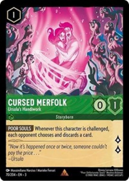 Cursed Merfolk - Ursula's Handiwork Cold Foil