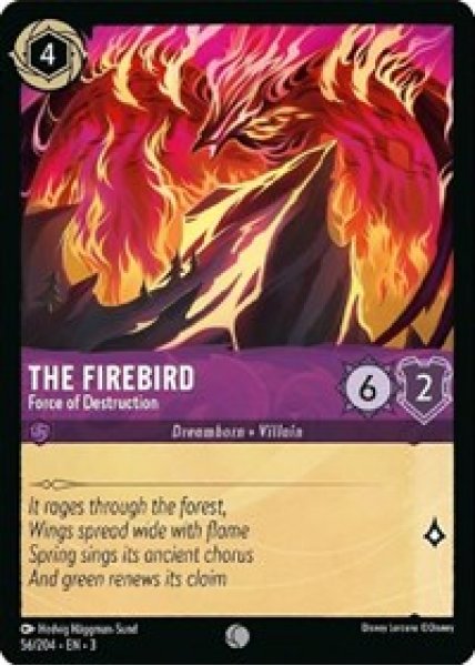 The Firebird - Force of Destruction Cold Foil