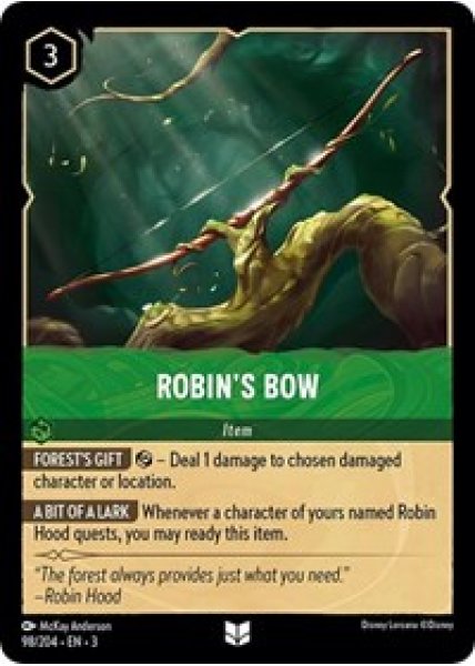 Robin's Bow Cold Foil