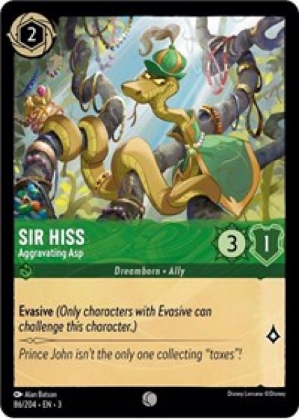 Sir Hiss - Aggravating Asp