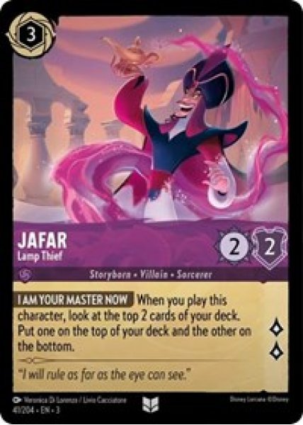 Jafar - Lamp Thief Cold Foil