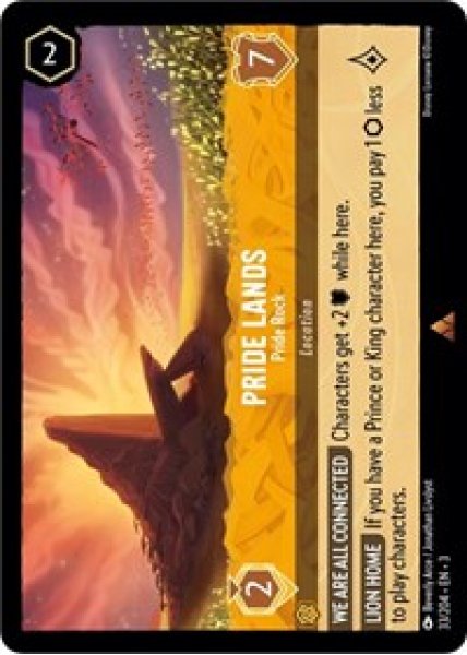 Pride Lands - Pride Rock Cold Foil