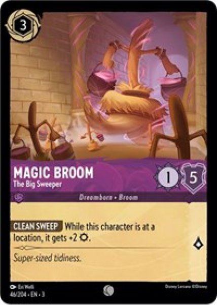 Magic Broom - The Big Sweeper Cold Foil