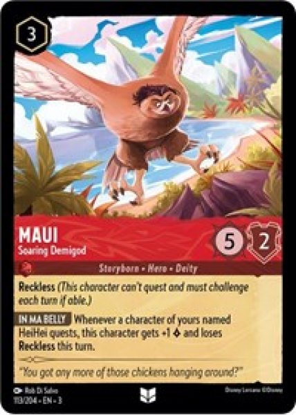 Maui - Soaring Demigod Cold Foil