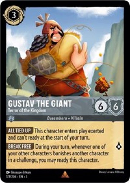 Gustav the Giant - Terror of the Kingdom Cold Foil