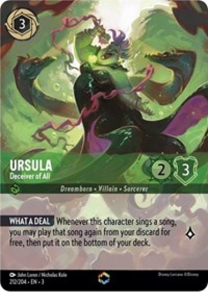 Ursula - Deceiver of All (Alternate Art) Foil