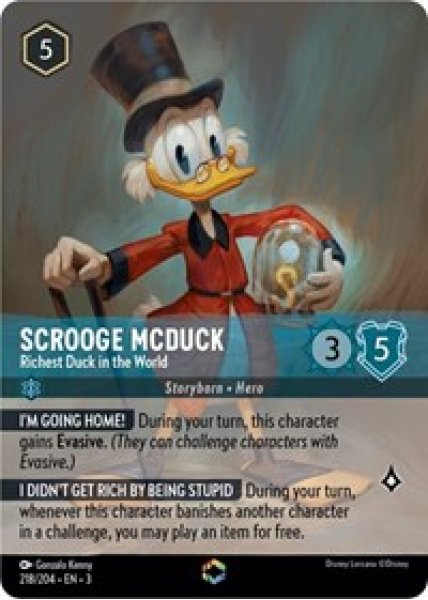 Scrooge McDuck - Richest Duck in the World (Alternate Art) Foil