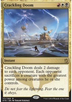 Crackling Doom - Foil