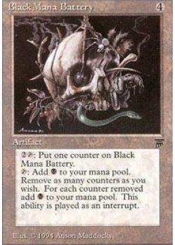 Black Mana Battery (Black Border)