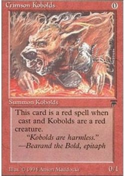 Crimson Kobolds (Black Border)