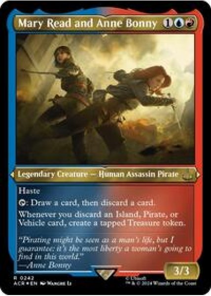 Mary Read and Anne Bonny (Foil Etched) Foil