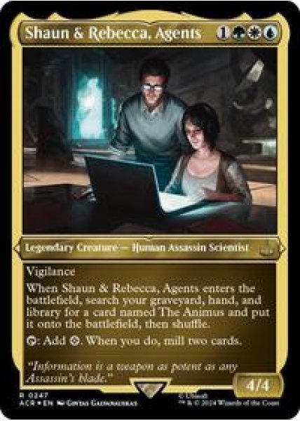 Shaun & Rebecca, Agents (Foil Etched) Foil