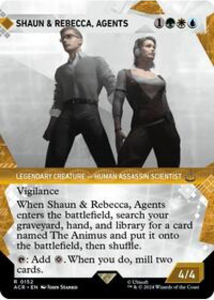 Shaun & Rebecca, Agents (Showcase) Foil