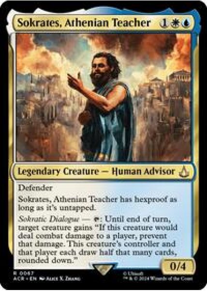 Sokrates, Athenian Teacher Foil