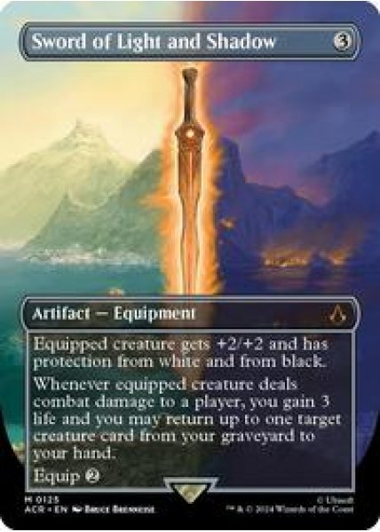 Sword of Light and Shadow (Borderless) Foil