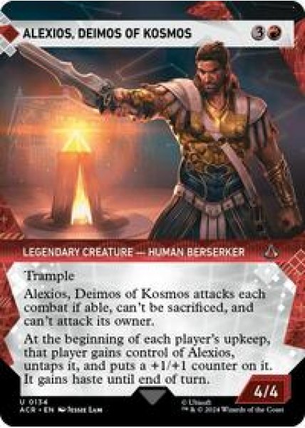 Alexios, Deimos of Kosmos (Showcase) Foil