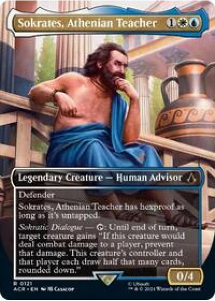 Sokrates, Athenian Teacher (Borderless) Foil