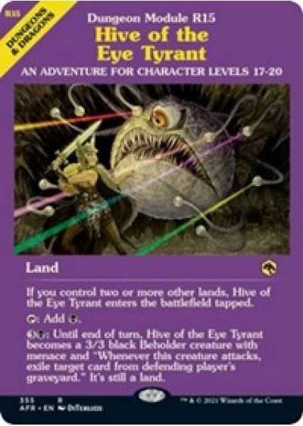 Hive of the Eye Tyrant (Dungeon Module) - Foil