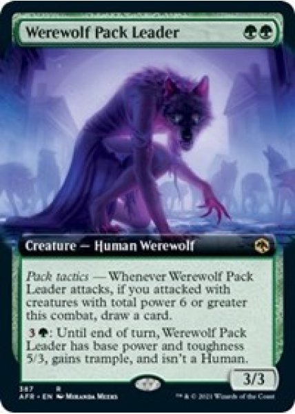 Werewolf Pack Leader (Extended Art) - Foil