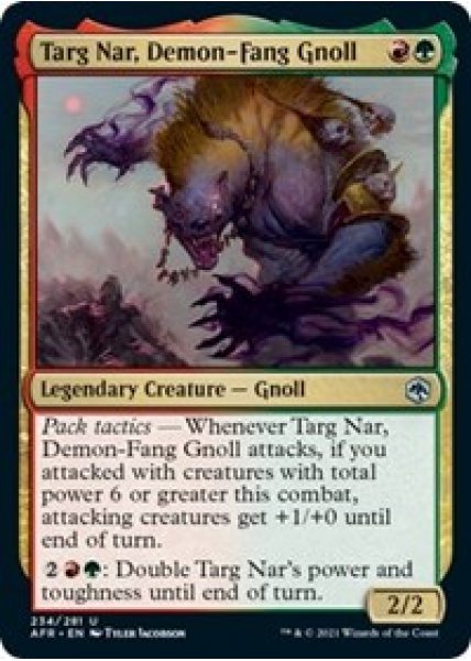 Targ Nar, Demon-Fang Gnoll - Foil