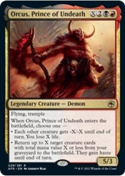 Orcus, Prince of Undeath - Foil