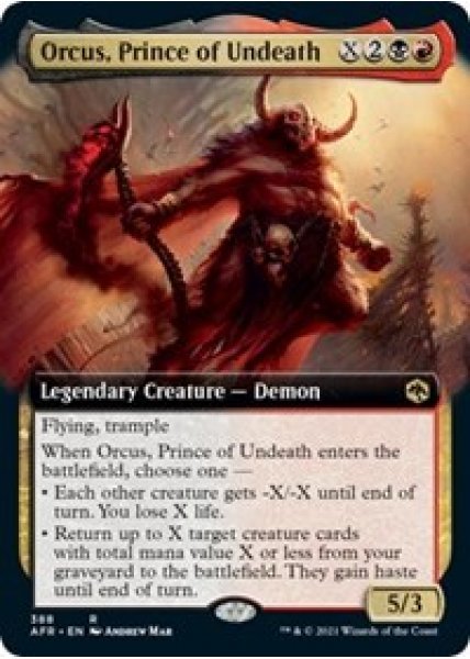 Orcus, Prince of Undeath (Extended Art) - Foil