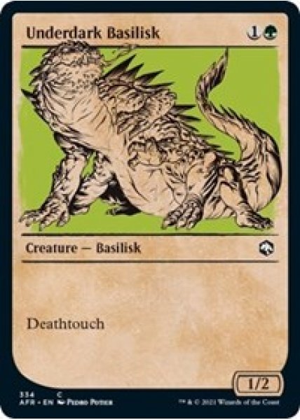 Underdark Basilisk (Showcase) - Foil