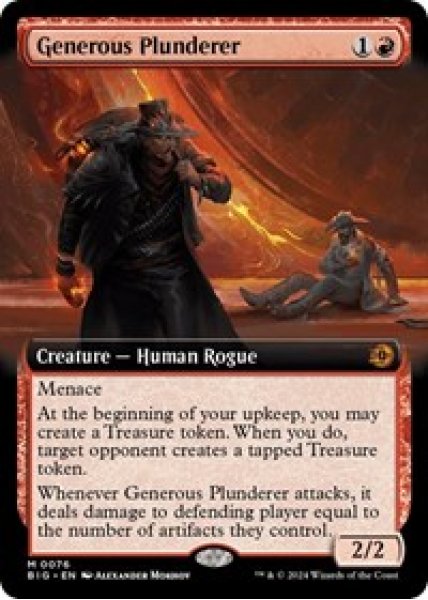 Generous Plunderer (Extended Art)