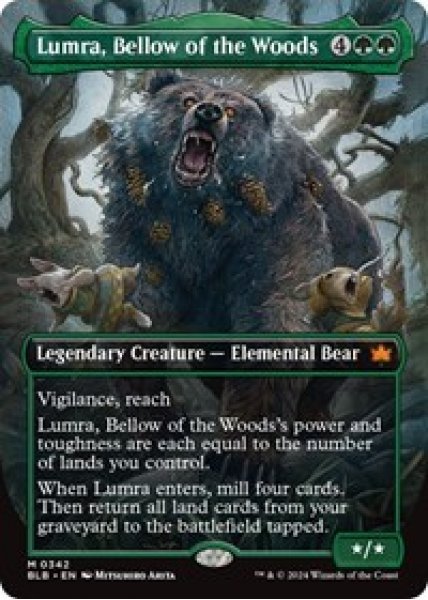 Lumra, Bellow of the Woods (Borderless) (0342) Foil