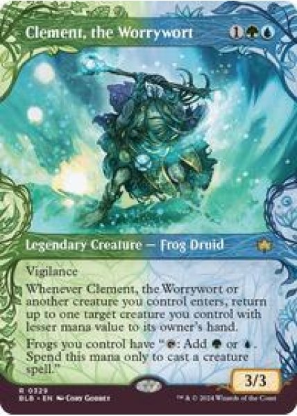 Clement, the Worrywort (Showcase) Foil